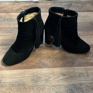 Jessica Simpson fringe ankle boot